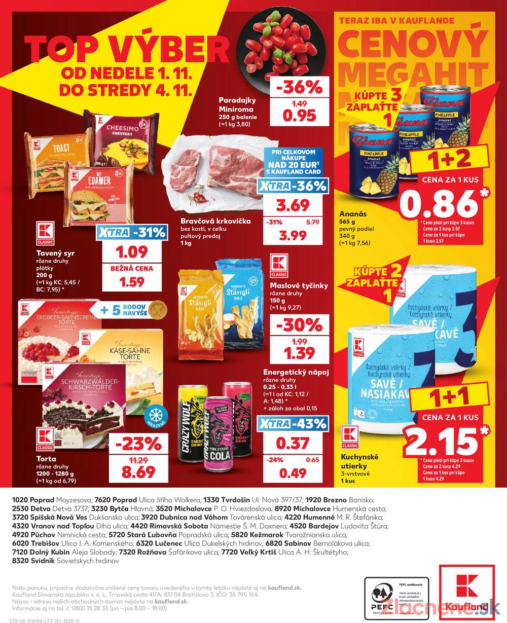 Kaufland 29.10. - 4.11. - Kaufland Brezno