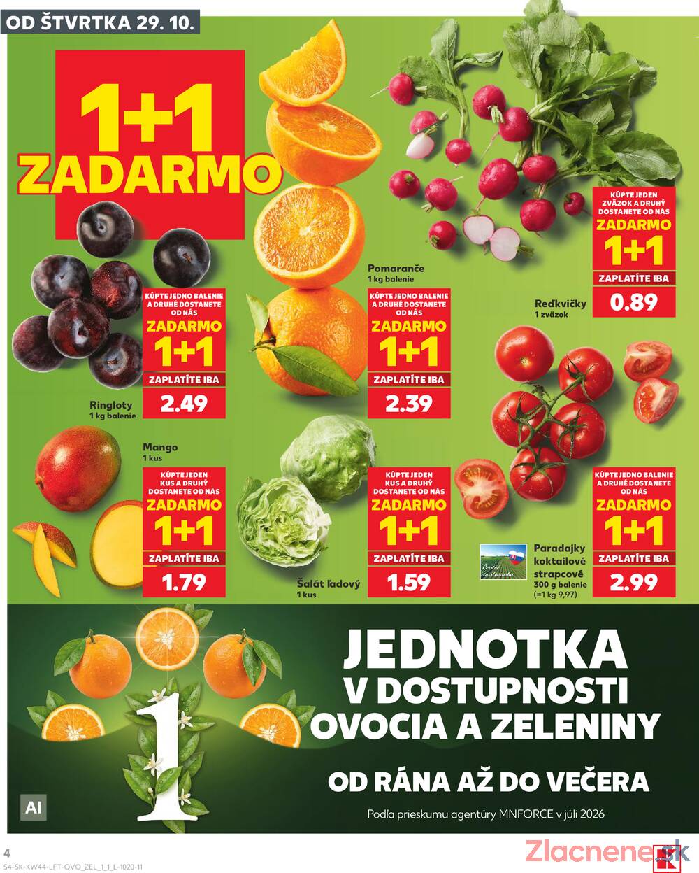 Kaufland 29.10. - 4.11. - Kaufland Bardejov