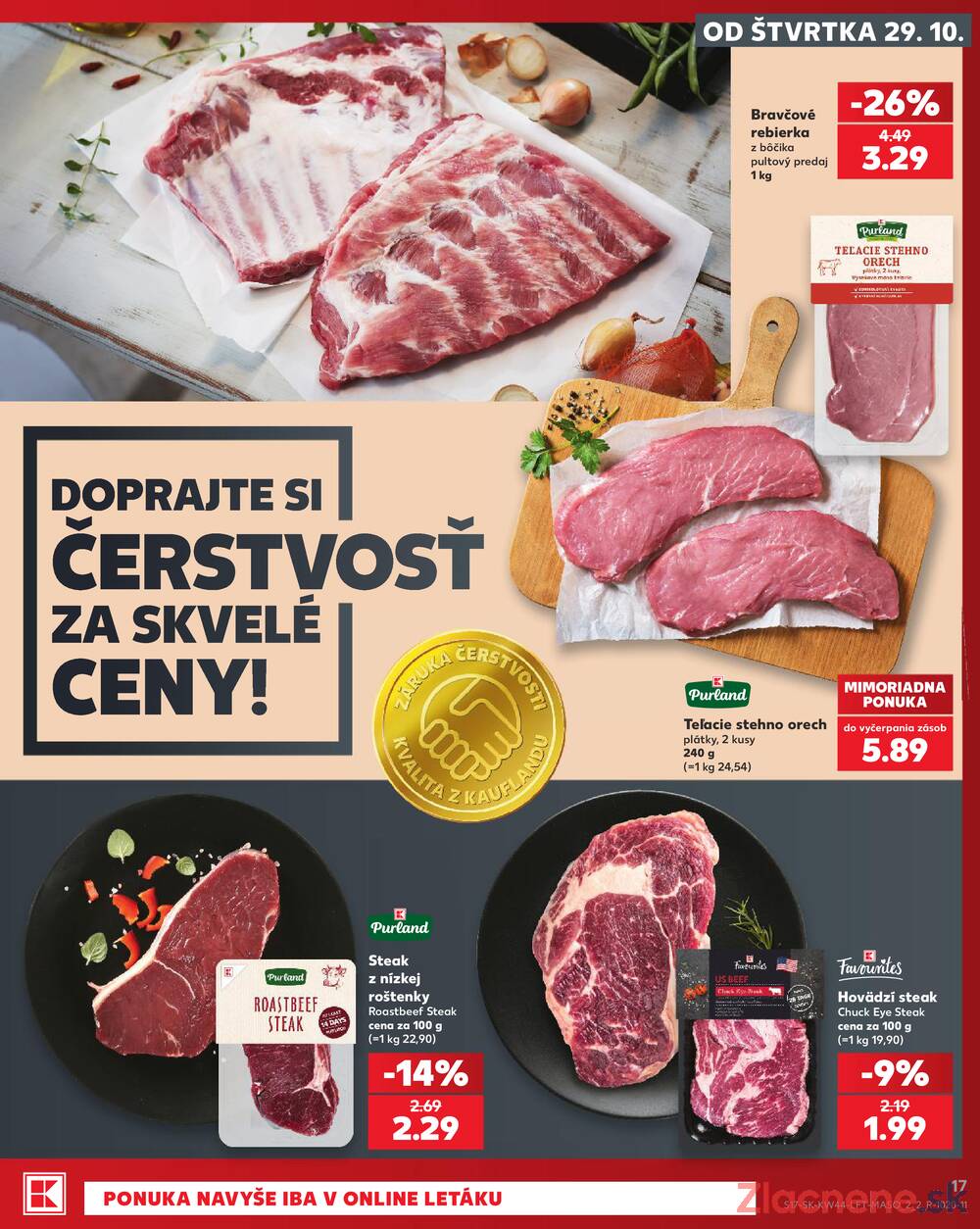 Leták Kaufland - Kaufland 29.10. - 4.11. - Kaufland (A. H. Škultétyho, Veľký Krtíš) - strana 17