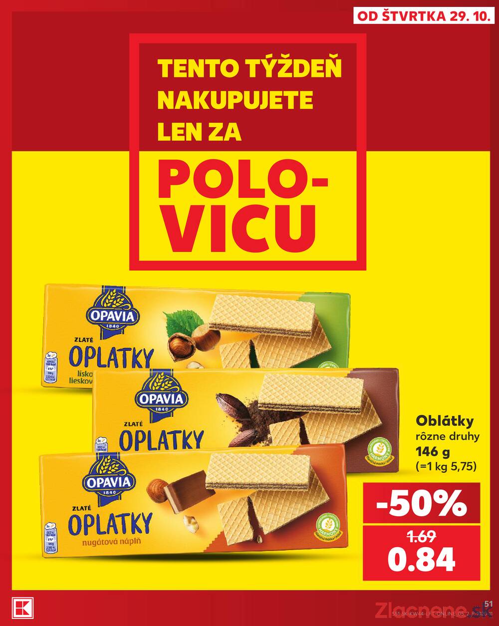 Kaufland 29.10. - 4.11. - Kaufland Veľký Meder