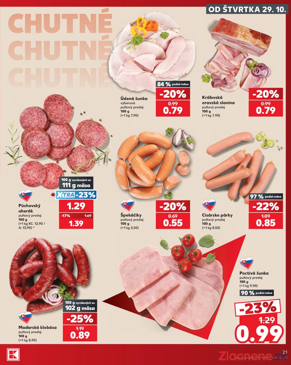 Kaufland 29.10. - 4.11. - Kaufland Trnava - Nová ul.