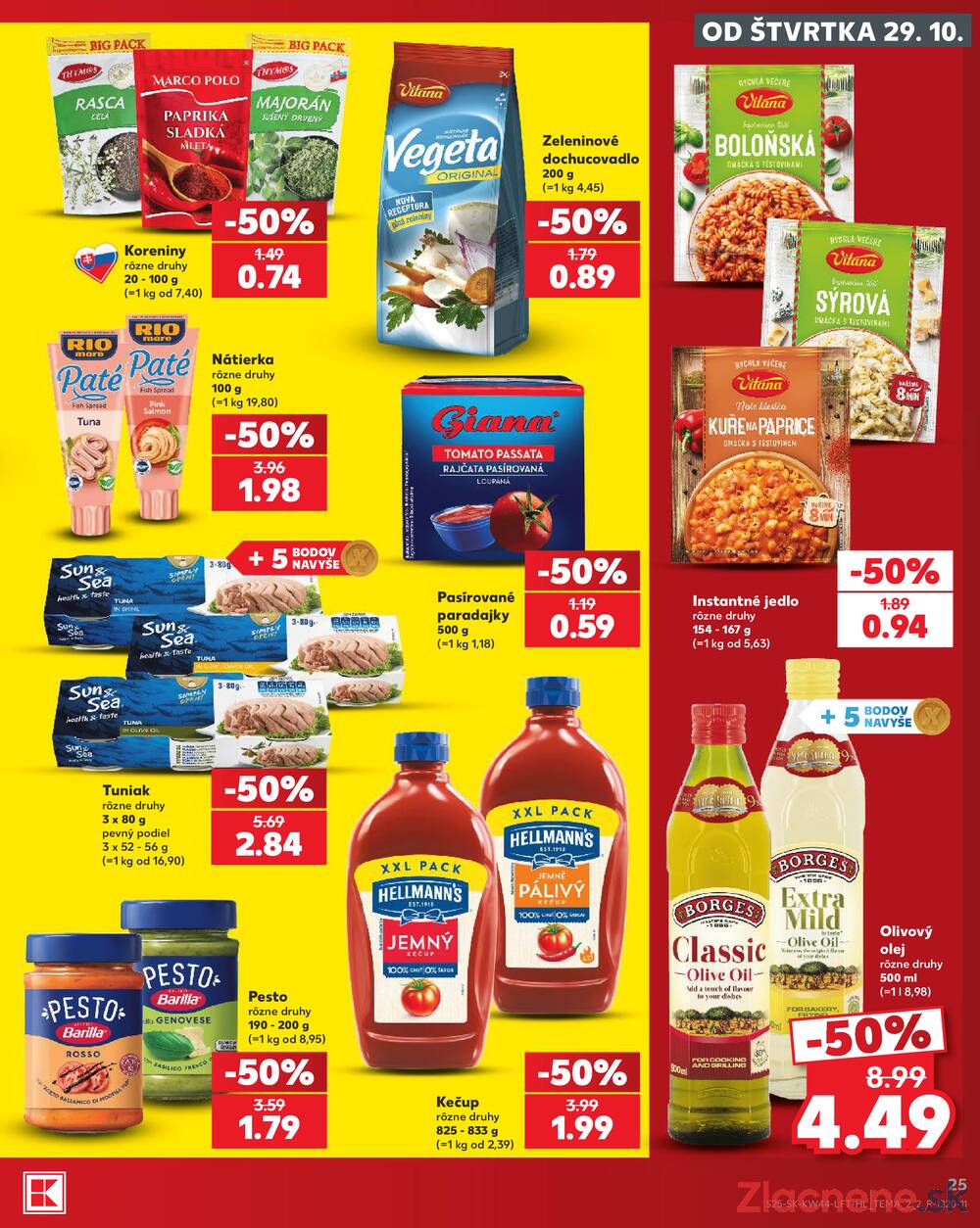 Kaufland 29.10. - 4.11. - Kaufland Trnava - Nová ul.