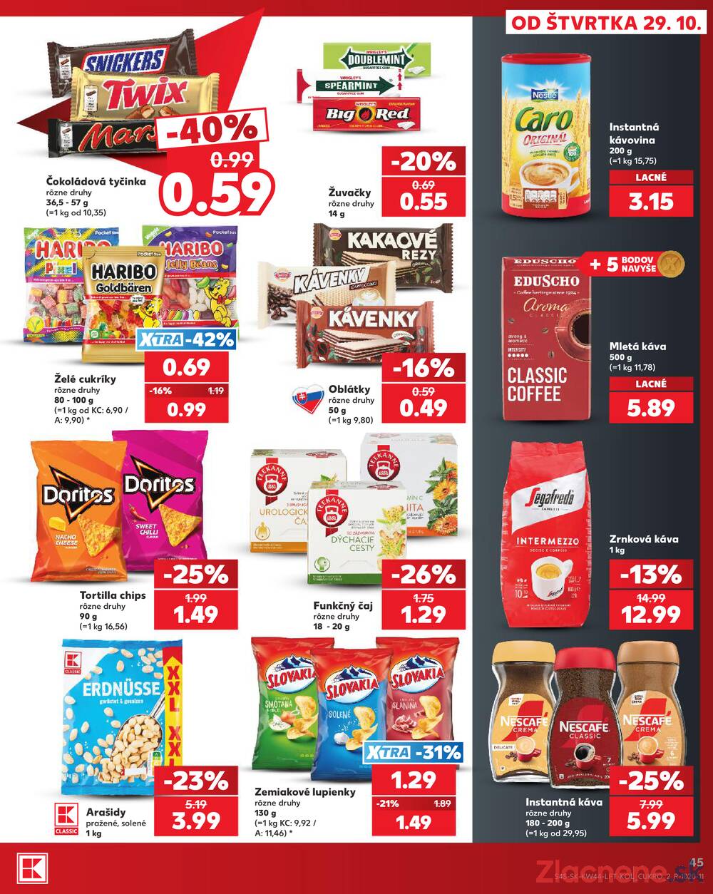 Kaufland 29.10. - 4.11. - Kaufland Košice-Pri hati