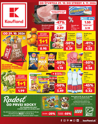 Leták Kaufland 29.10. - 4.11. - Kaufland Košice-Pri hati