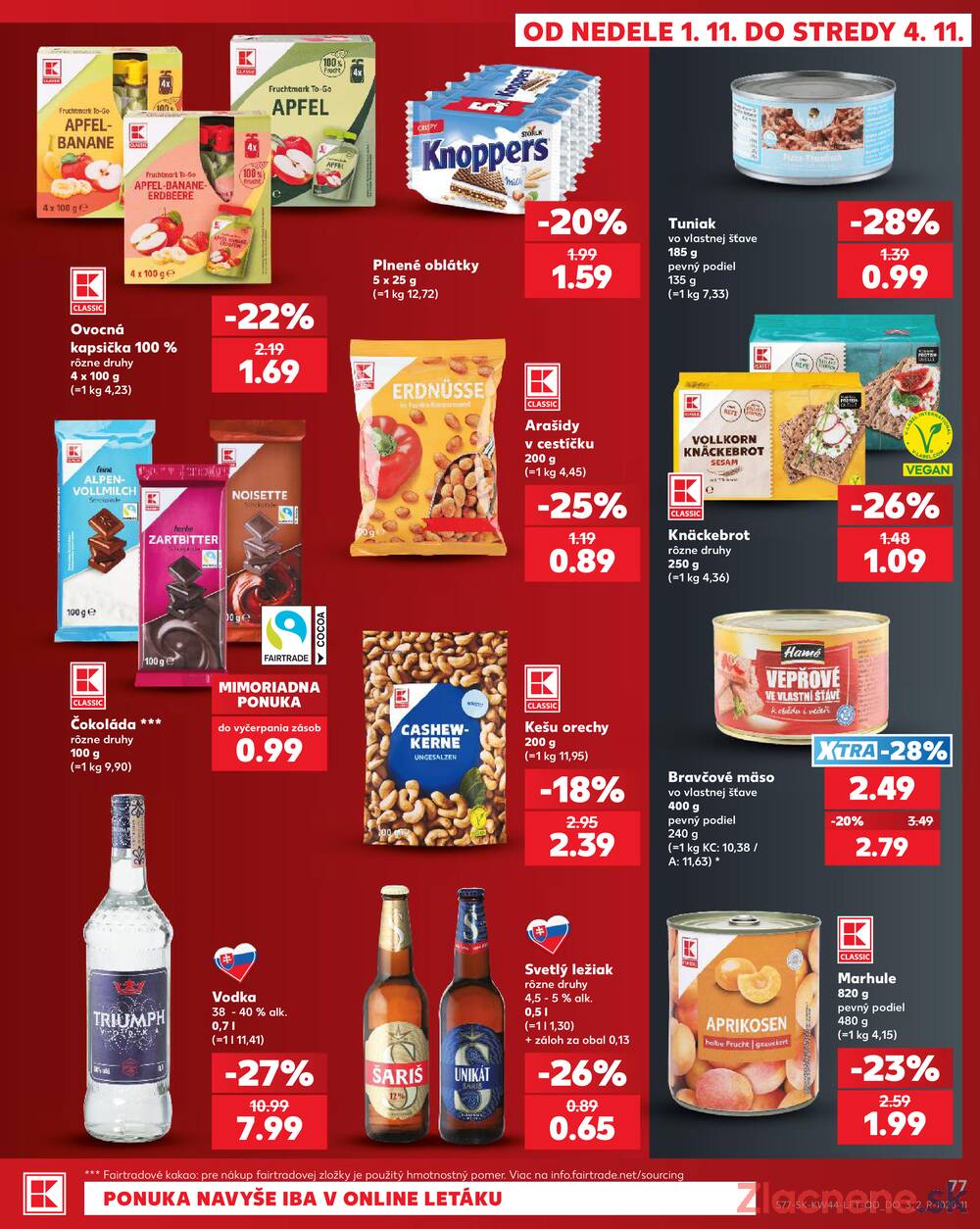 Kaufland 29.10. - 4.11. - Kaufland Košice - Nad Jazerom