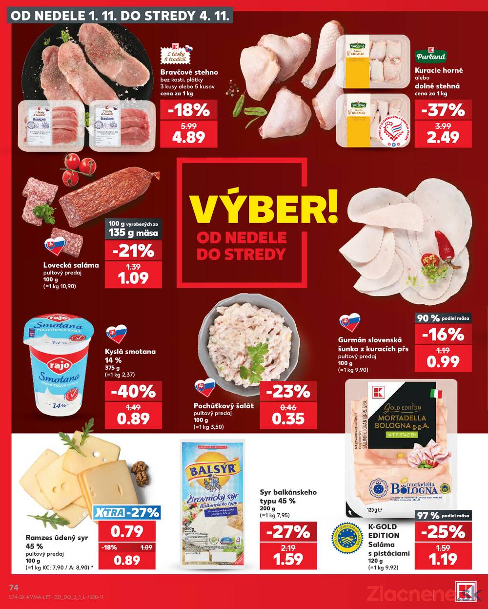 Kaufland 29.10. - 4.11. - Kaufland Žilina