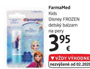 FarmaMed Kids Disney FROZEN detský balzam na pery
