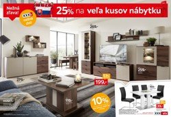 Obývacia stena - vysoká komoda