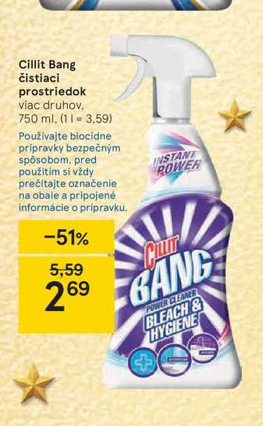 Cillit Bang čistiaci prostriedok, 750 ml