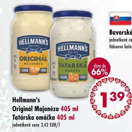 Hellmann's Originál Majonéza 405 ml