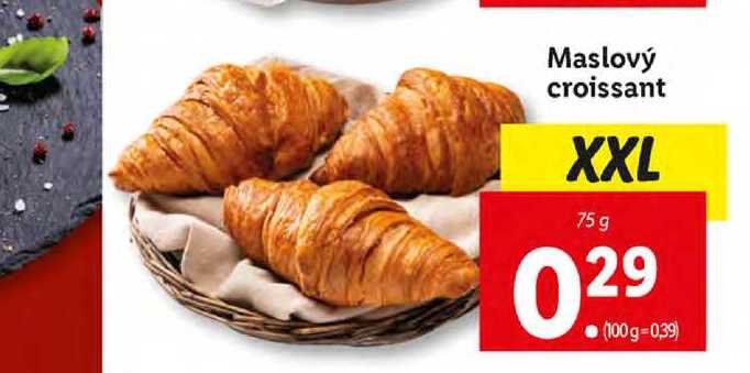 Maslový croissant XXL 75 g