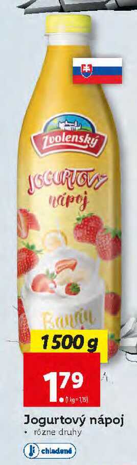 Jogurtový nápoj 1 500 g