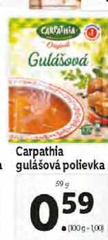 Carpathia gulášová polievka 59 g