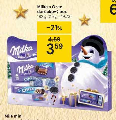 Milka a Oreo darčekový box, 182 g