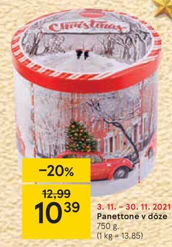Panettone v dóze, 750 g