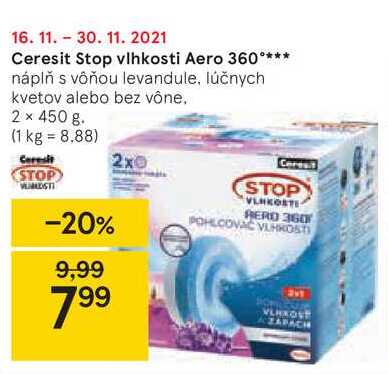 Ceresit Stop vlhkosti Aero 360, 2 x 450 g