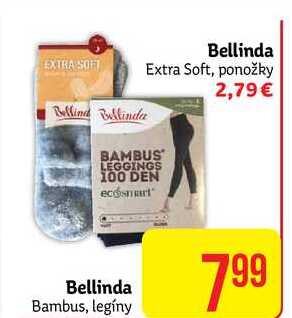 Bellinda EXTRA SOFT Extra Soft, ponožky 2,79 €/ Bellinda Bambus, legíny 7,99 €