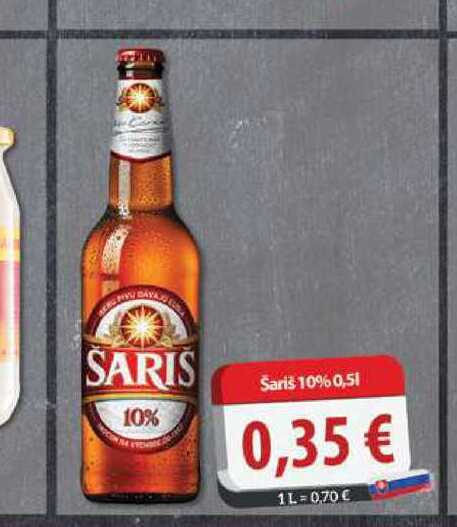 Šariš 10% 0,5 l