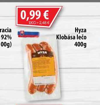 Hyza Klobása lečo 400 g