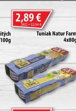 Tuniak Natur Farm 4 x 80 g