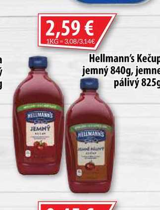 Hellmann's Kečup jemný 840 g
