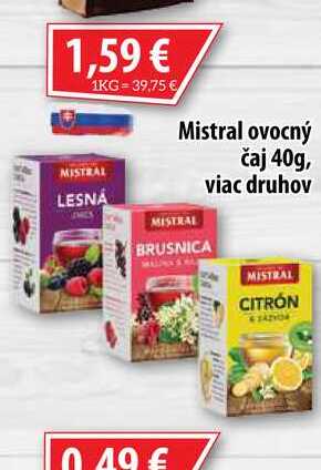 Mistral ovocný čaj 40 g