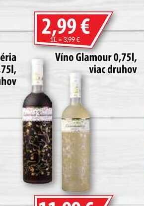 Víno Glamour 0,75 l