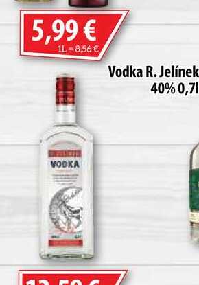 Vodka R.Jelínek 40% 0,7 l