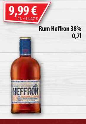 Rum Heffron 38% 0,7 l