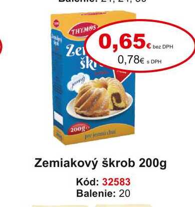 Zemiakový škrob 200g