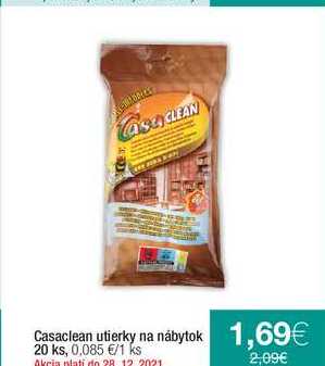 Casaclean utierky na nábytok 20 ks