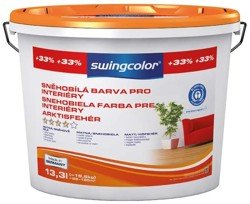 Swingcolor snehobiela farba pre interiéry