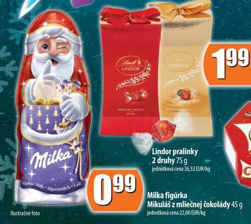 Milka figurka Mikuláš z mliečnej čokolády 45 g
