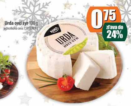 Urda ovčí syr 100 g