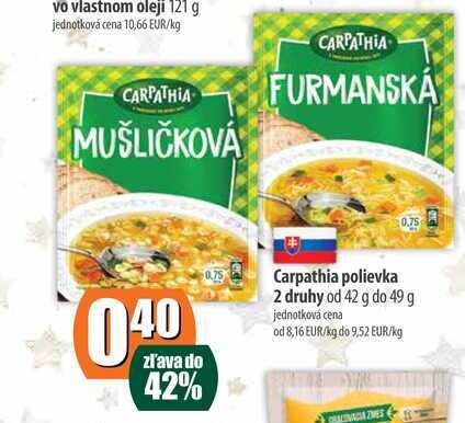 Carpathia polievka 42 g
