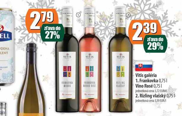 Vitis galéria Frankovka 0,75 l