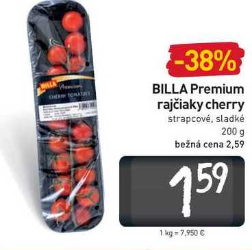   BILLA Premium rajčiaky cherry  200 g