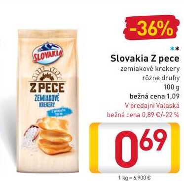 Slovakia Z pece  100 g