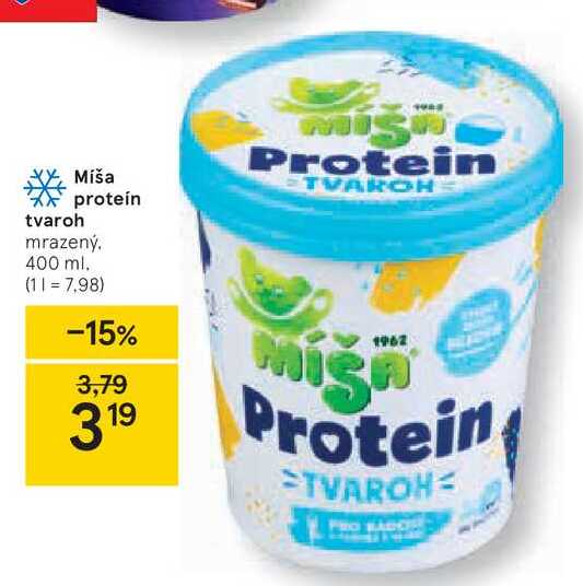Míša proteín tvaroh, 400 ml
