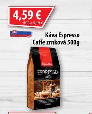 Káva Espresso Caffe zrnková 500g
