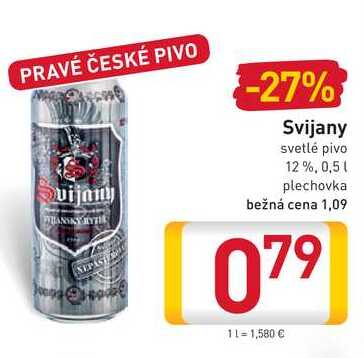  Svijany svetlé pivo 12%, 0,51  