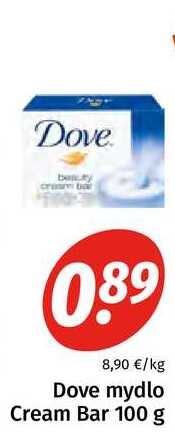 Dove mydlo Cream Bar 100 g 