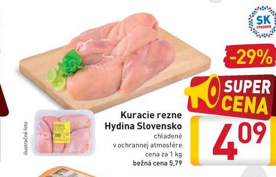  Kuracie rezne Hydina Slovensko  1 kg
