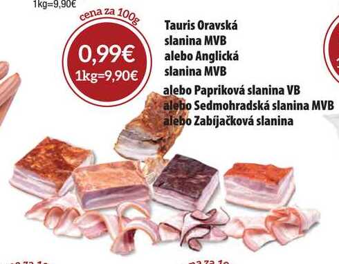Tauris Oravská slanina MVB 100 g