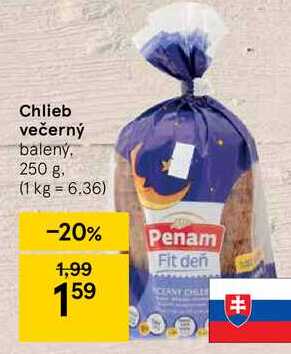 Chlieb večerný, 250 g