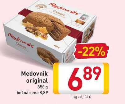 Medovník original 850g