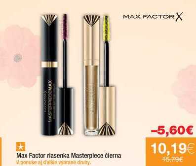 Max Factor riasenka Masterpiece čierna