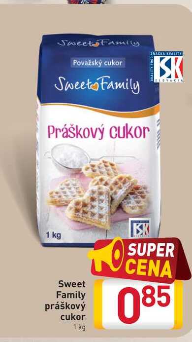 Sweets Family Práškový cukor 1 kg