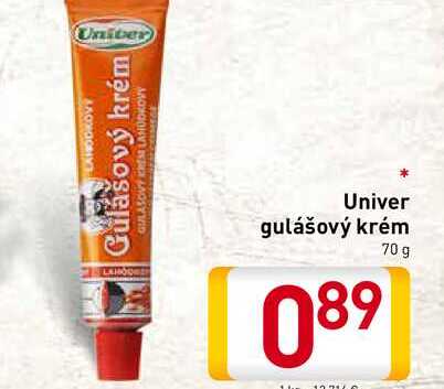 Univer gulášový krém 70g