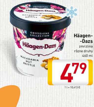 Häagen Dazs zmrzlina rôzne druhy 460 ml